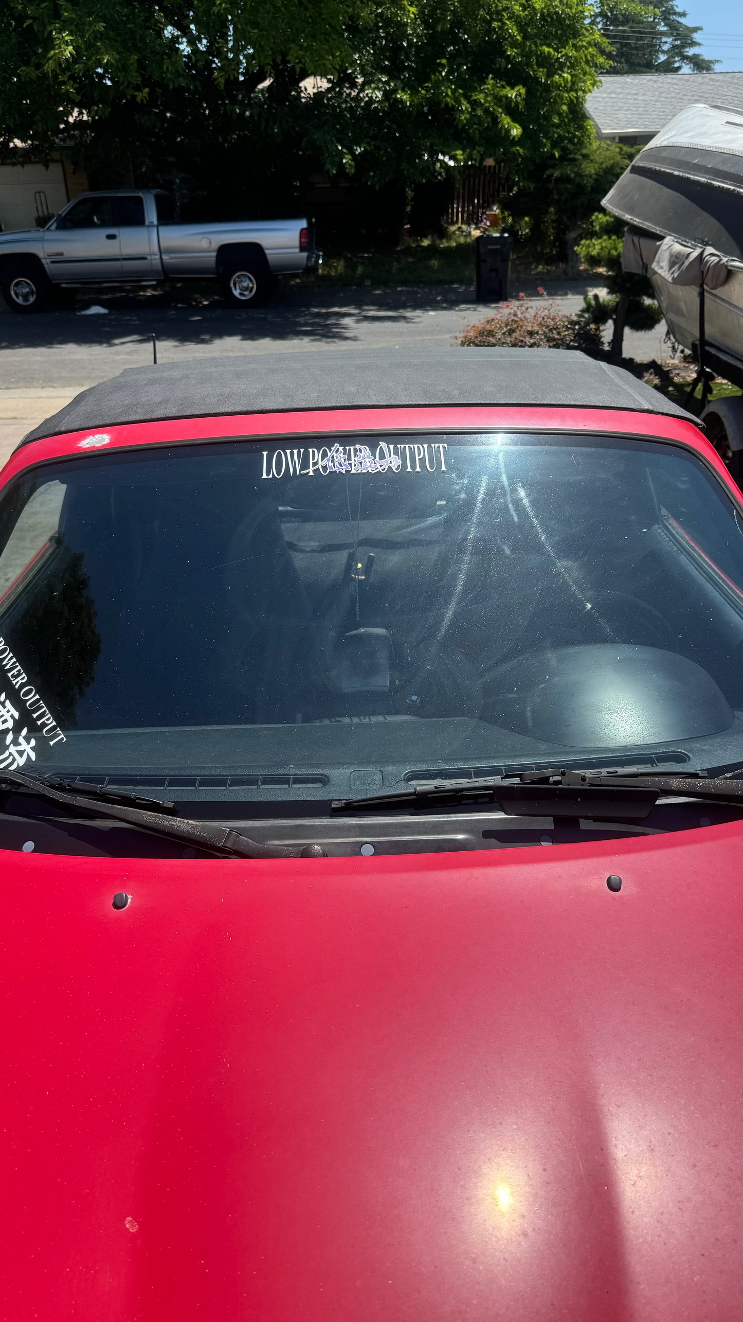 LOWPOWEROUTPUT V2 Logo Sticker